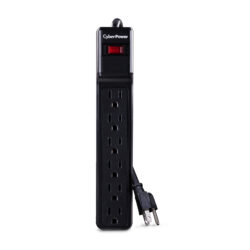 CyberPower 6-Outlet Surge Protector with 4FT Cord Model CSB604