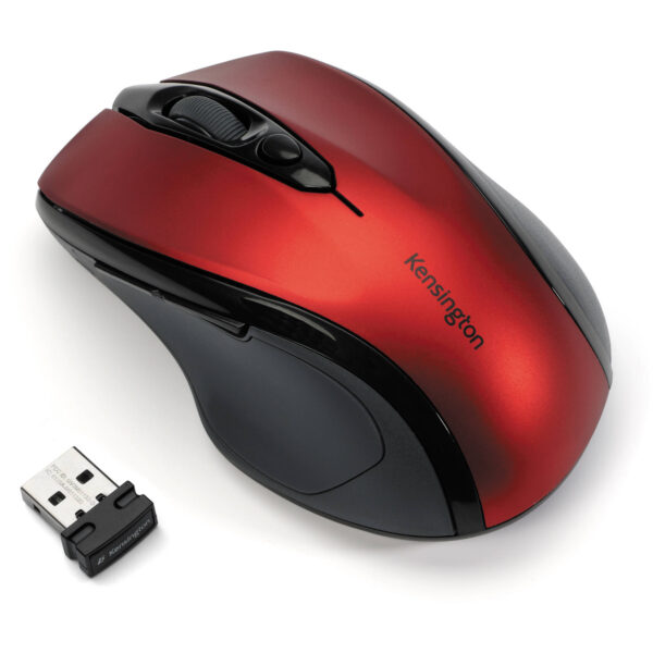 Kensington Pro Fit Wireless Mid-Size Mouse Red