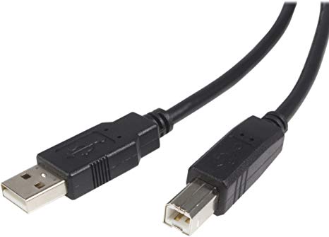 StarTech 15 FT USB 2.0 A to B Cable M/M Black