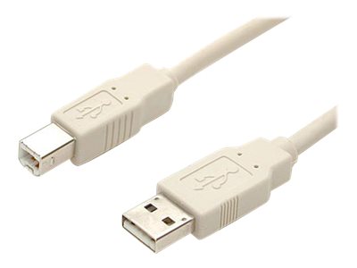 StarTech 6 FT Transparent A to B USB 2.0 Cable M/M
