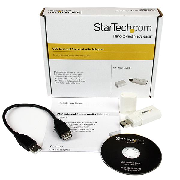 StarTech USB External Stereo Audio Adapter