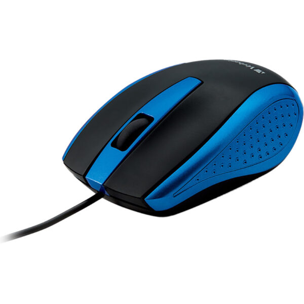 Verbatim Corded Notebook Optical Mouse Blue