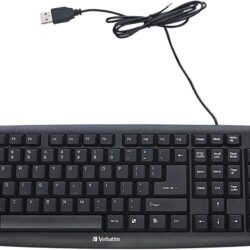 Verbatim Slimline Corded USB Keyboard