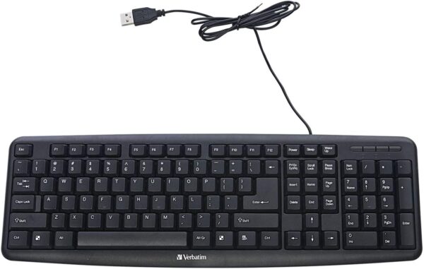 Verbatim Slimline Corded USB Keyboard