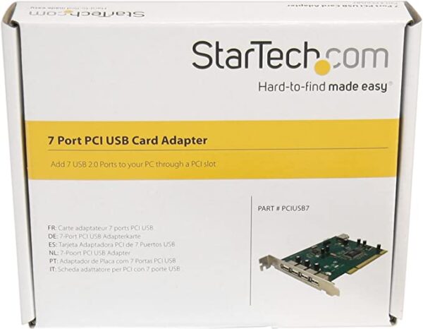 StarTech 7 Port PCI USB Card Adapter