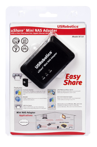 USRobotics uShare Mini NAS Adapter