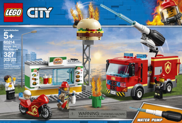 Lego City 60214 Burger Bar Fire Rescue