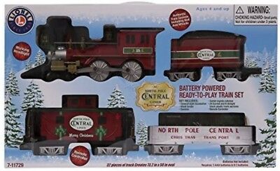 North Pole Central Lines Battery Powered Ready-to-Play Train Set