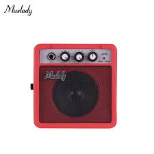 Muslady Mini Guitar Amp Red