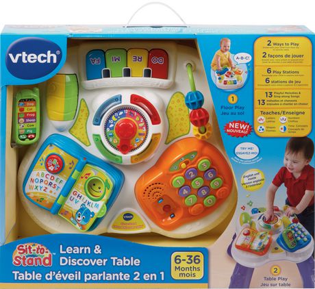 vtech Sit-to-Stand Learn and Discover Table